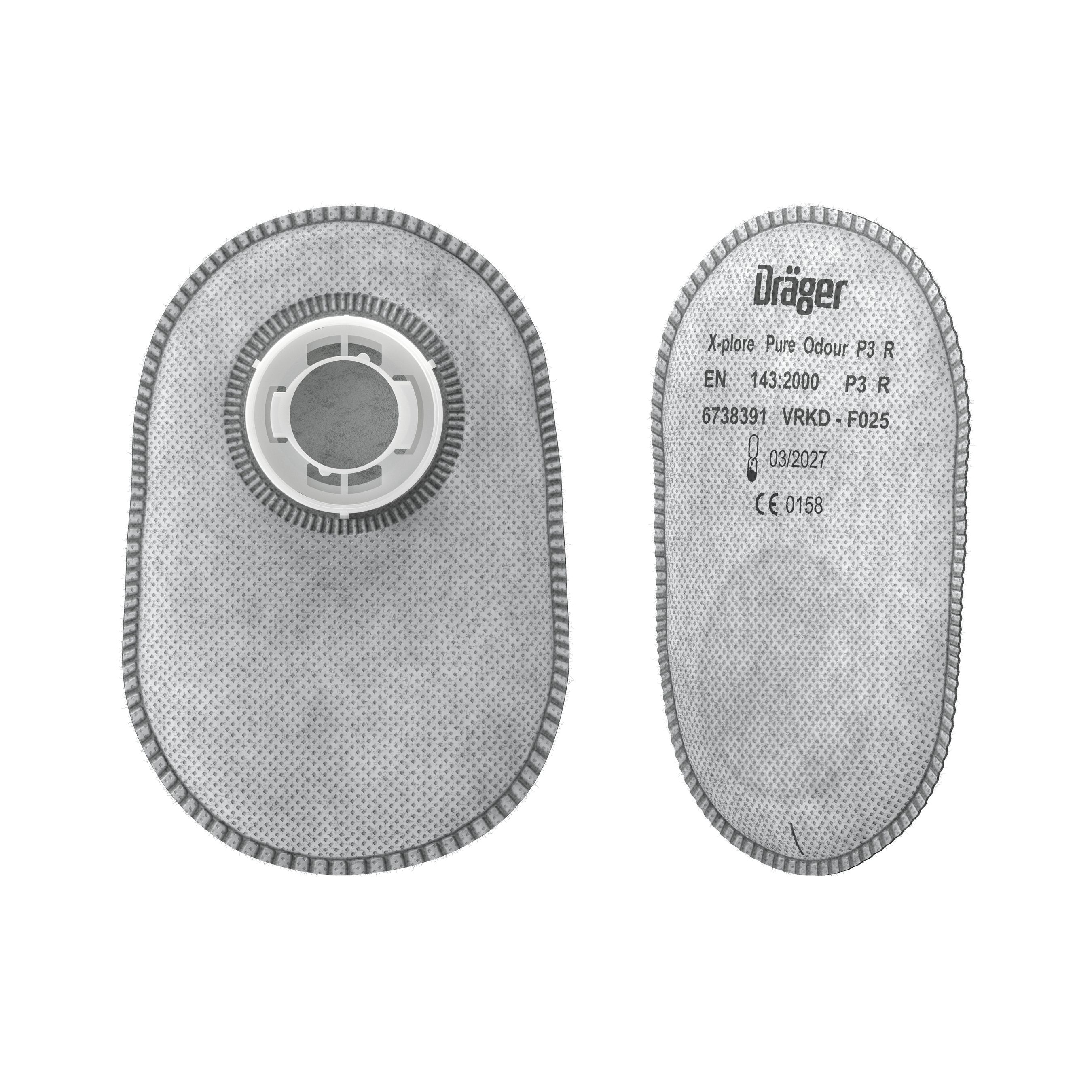 DRÄGER X-plore® Bajonettfilter Partikelfilter Pure Odour P3 R