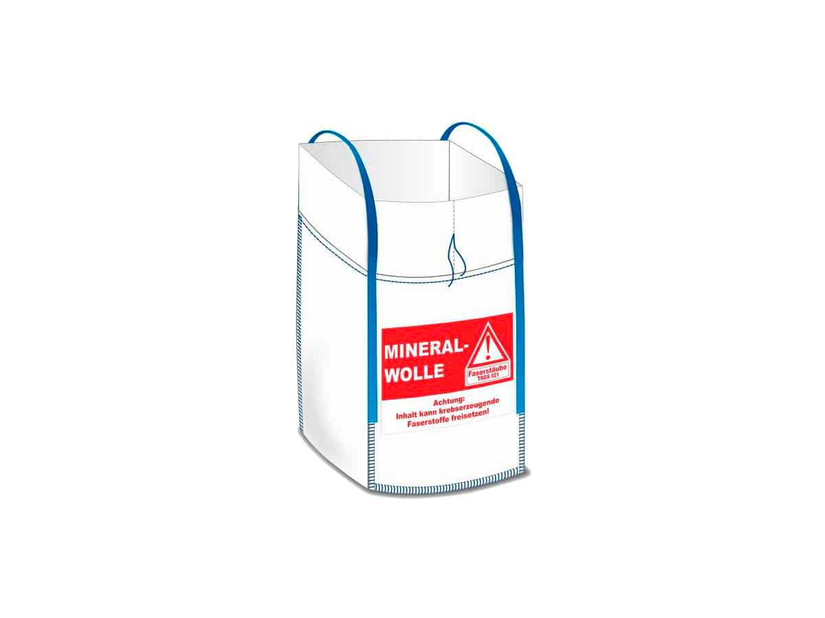 Mineralwolle Big Bag MP 90 x 90 x 120 cm, 200 kg Hebetech AG