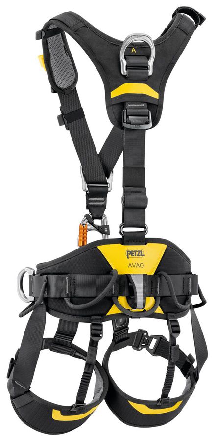 PETZL Auffang- und Haltegurt AVAO® BOD FAST, Grösse 2, INT, schwarz/gelb