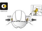 PETZL Komplettvisier VIZEN MESH