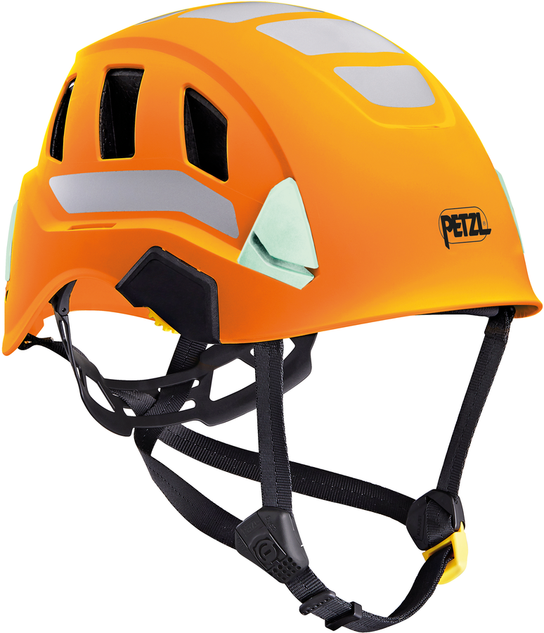 PETZL Kletterhelm STRATO VENT HI-VIZ, orange
