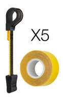 PETZL Verbindungsriemen TOOLINK S und TOOLTAPE, Pack à 5 Stk