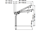 IKAR Auslegerarm ASS-2 ohne Bodenhülse
herausnehmbarer Auslegerarm
höhenverstellbar
Höhe: 1490 mm
Tragfähigkeit: 300 kg
Edelstahl
