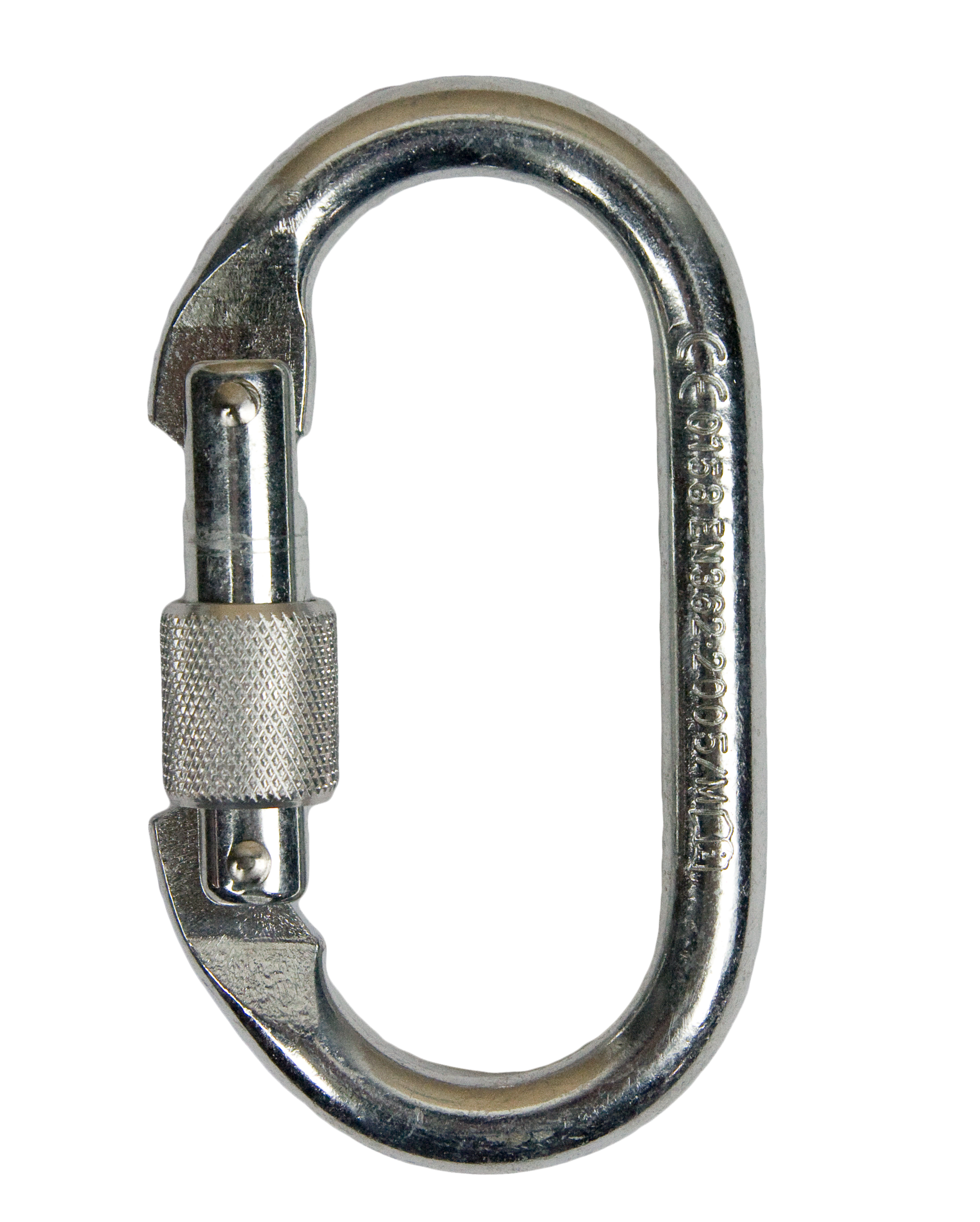 Ovaler Stahlkarabiner SK-OS mit Schraubverschluss