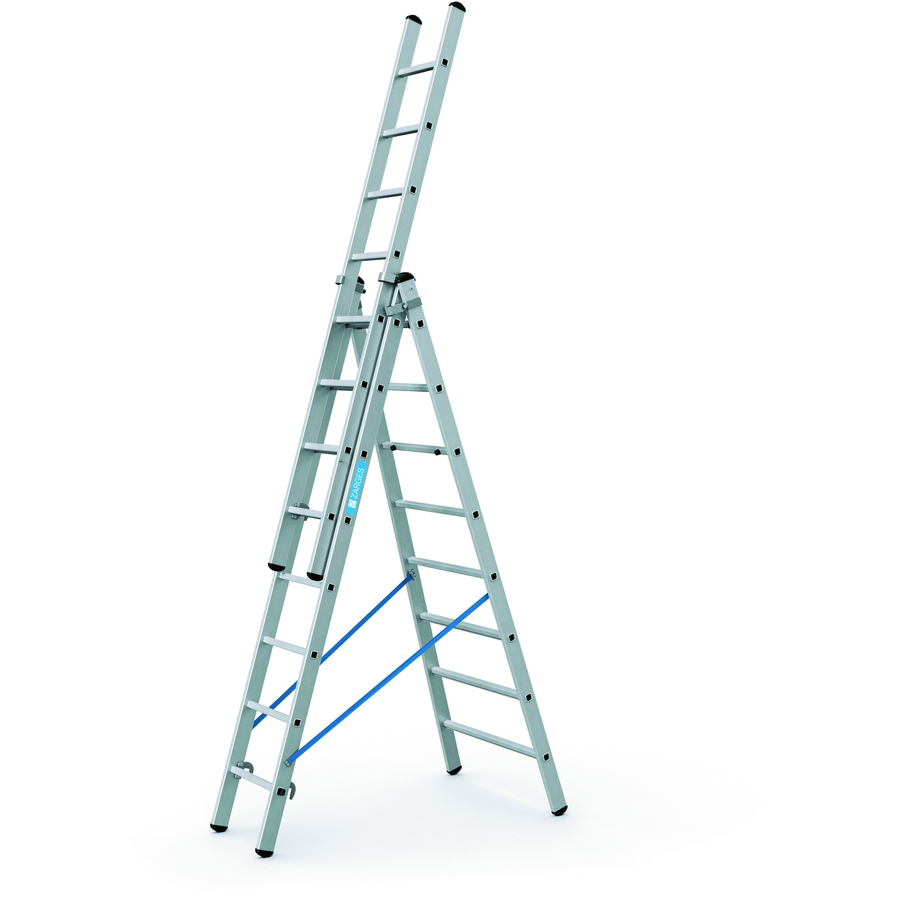 ZARGES Mehrzweckleiter Skymaster Coni X mit Sprossen, 3-teilig