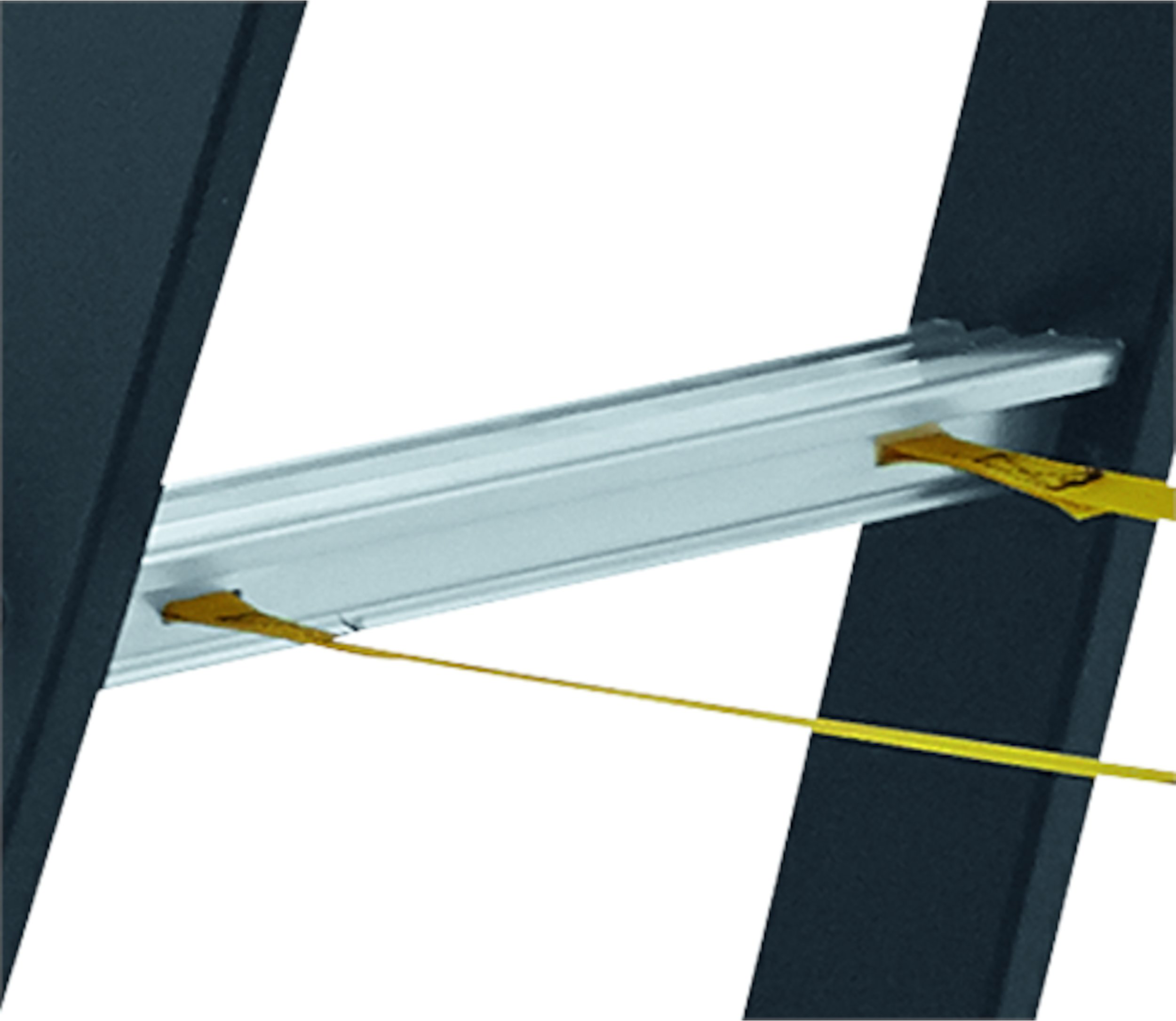 Bockleiter Megastep B mit Sprossen, Arbeitshöhe 2.5 m