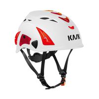 KASK Schutzhelm Superplasma AQ HI VIZ Weiss / Rot fluoreszierend