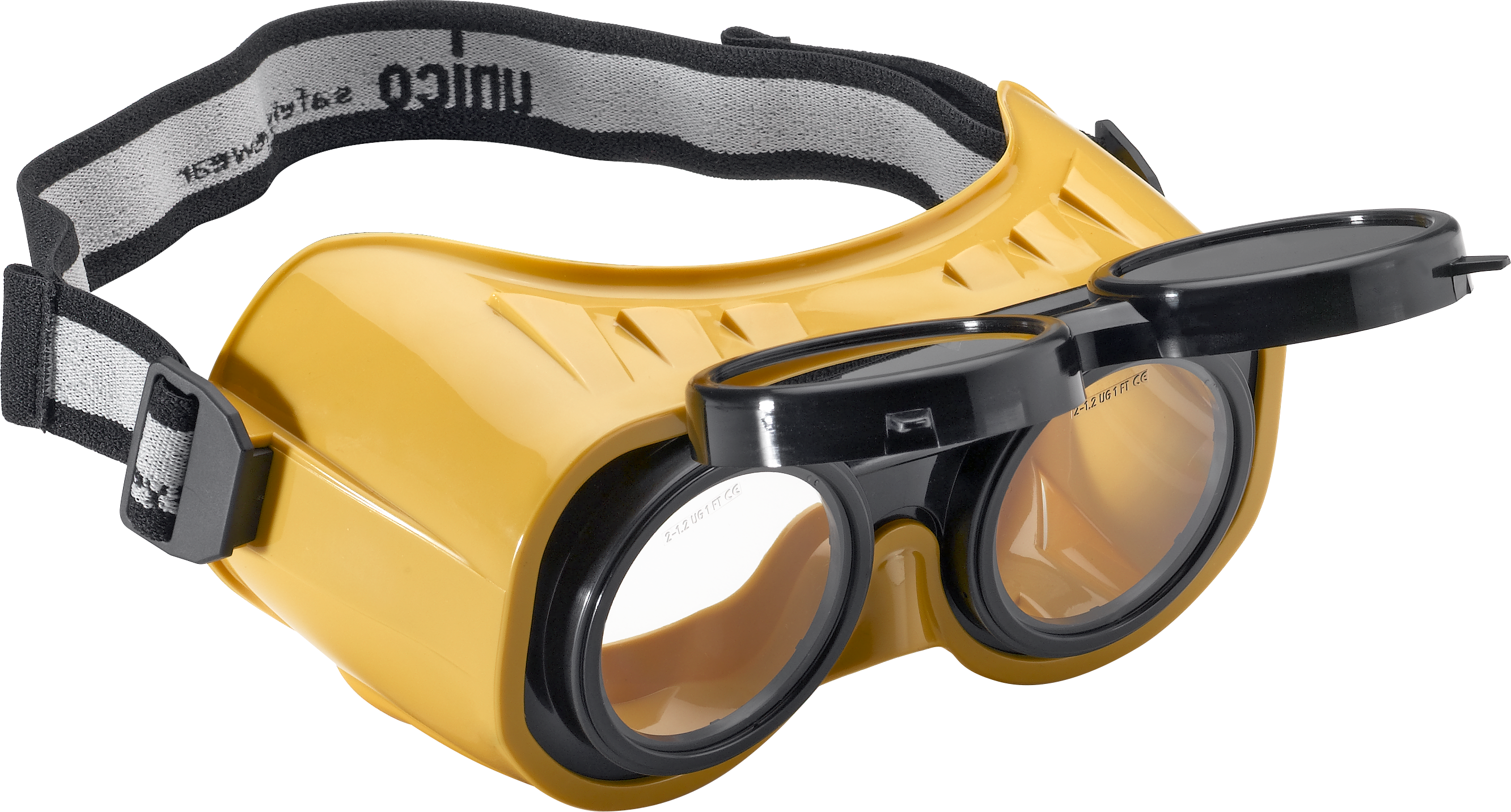 UNICO Schweisserbrille Welders Flippo Typ II, klar/grün