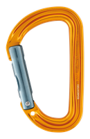 PETZL Karabiner Sm'D, ohne Verriegelung, gelb