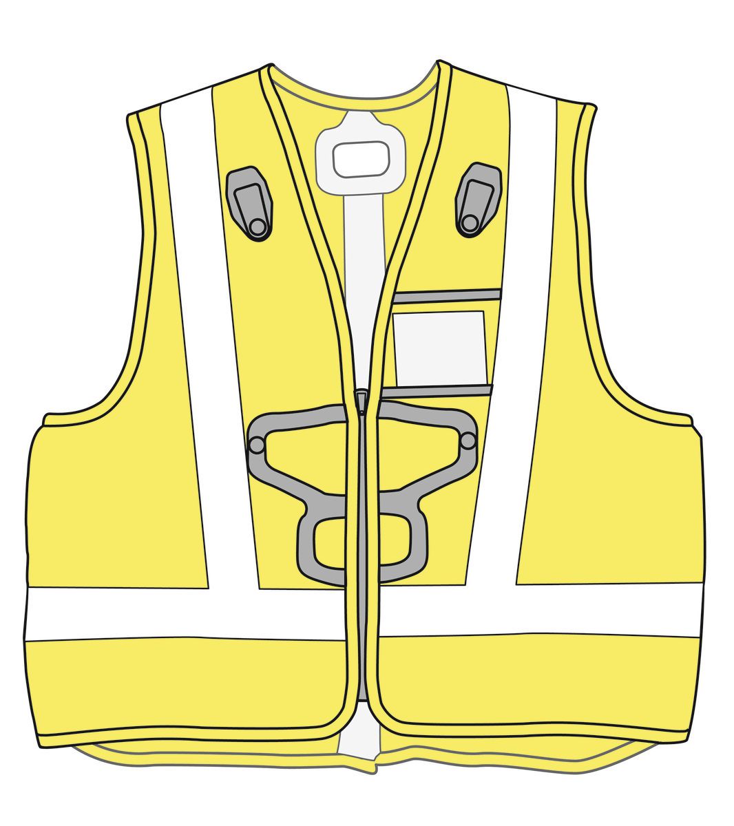PETZL HI-VIZ Weste für NEWTON Auffanggurte
