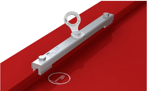 Anschlagpunkt ABS-Lock Falz V, Aluminiumklemmen auf Stehfalz
