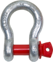 Schäkel geschweift mit Schraubbolzen 0.33 t