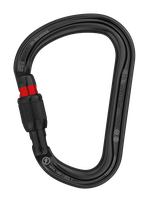 PETZL Karabiner WILLIAM, Screw-Lock, schwarz