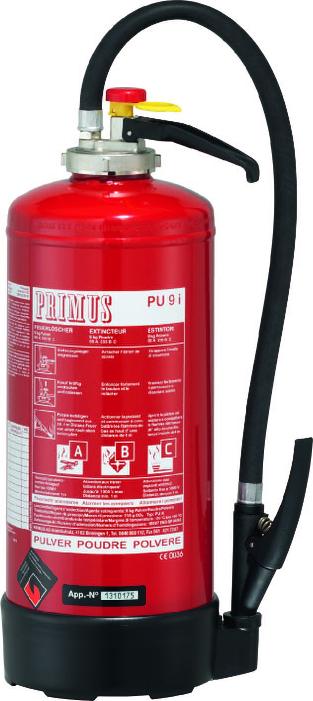 Primus Plus PU9i Pulver Handfeuerlöscher, 9 kg
