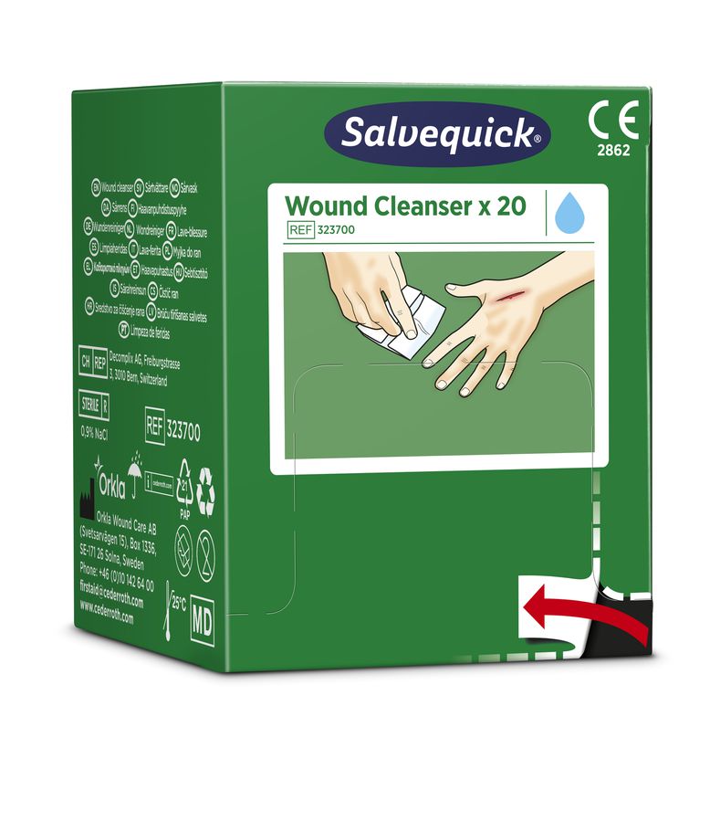 Cederroth Salvequick Wundreiniger, 20 Stk.