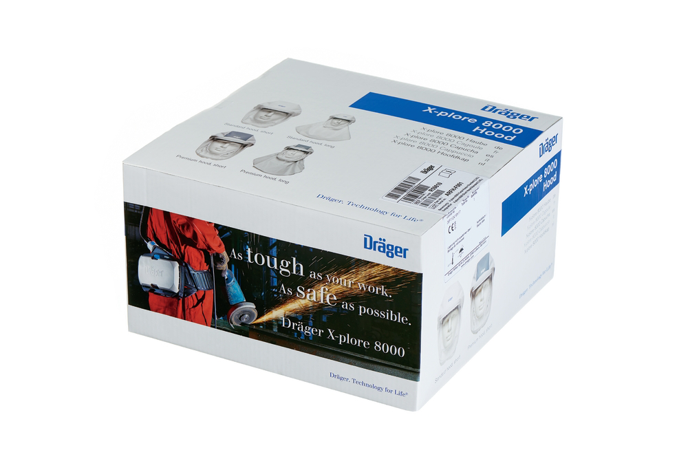 DRÄGER X-plore® 8000 Premiumhaube lang