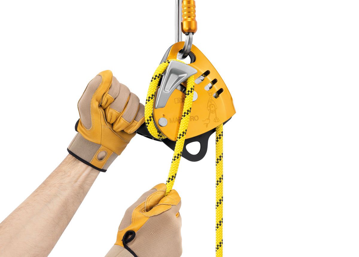 PETZL Abseilgerät MAESTRO® L, 12.5 - 13 mm, rot
