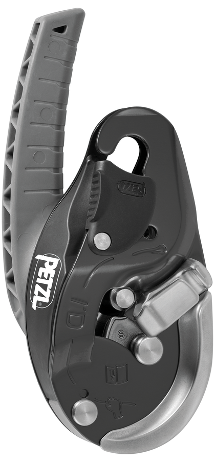 PETZL Selbstbremsendes Abseilgerät I'D® EVAC, schwarz