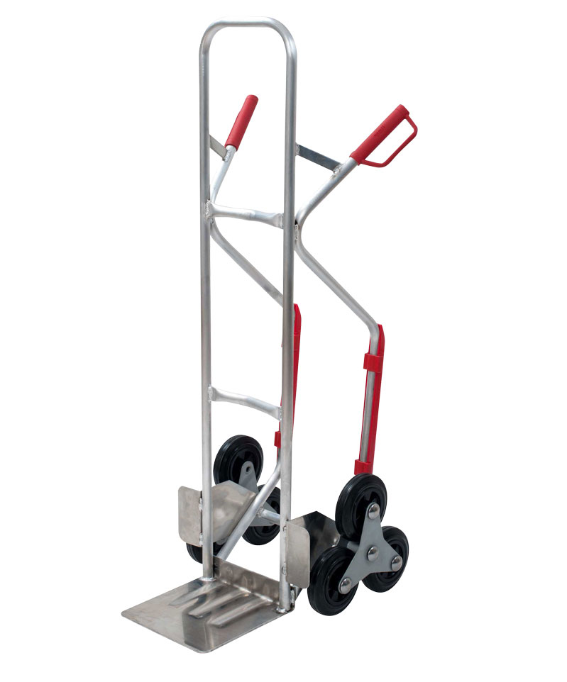 Treppensteiger Aluminium, 250 kg, Vollgummibereifung