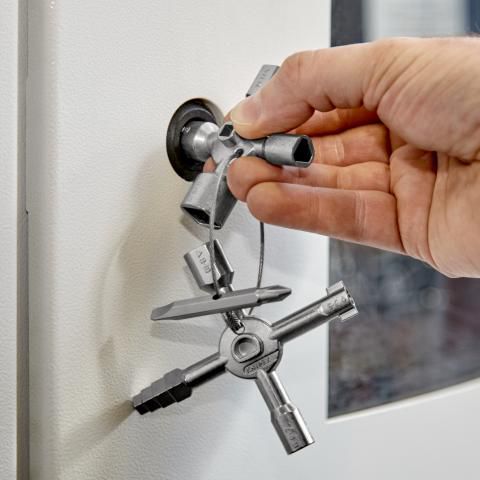 KNIPEX TwinKey® Für gängige Schränke und Absperrsysteme