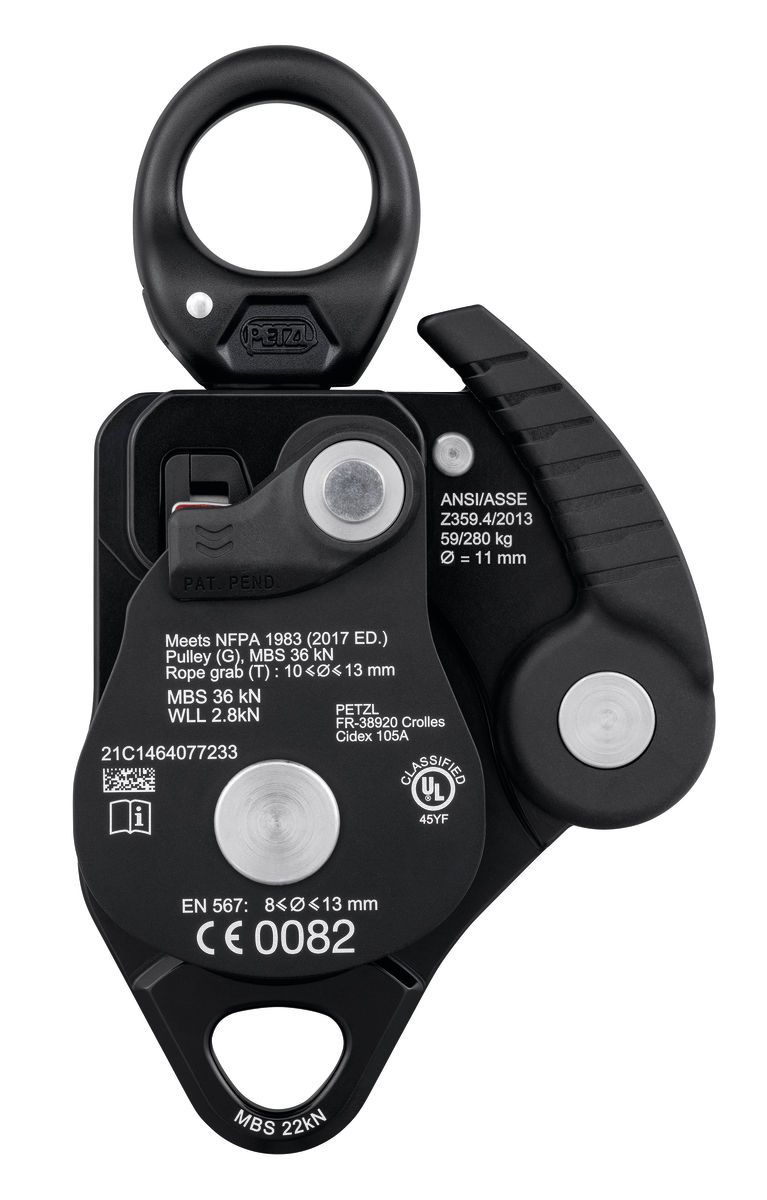 PETZL Doppelte Umlenkrolle TWIN RELEASE