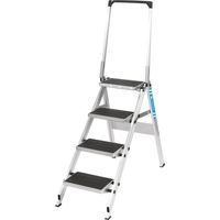 ZARGES Sicherheitstreppe Plazamax P 0900B, Arbeitshöhe 2.9 m, ohne Bügel
