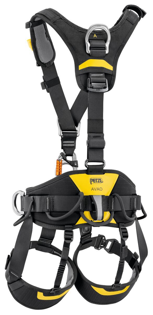 PETZL Auffang- und Haltegurt AVAO® BOD FAST, Grösse 2, INT, schwarz/gelb