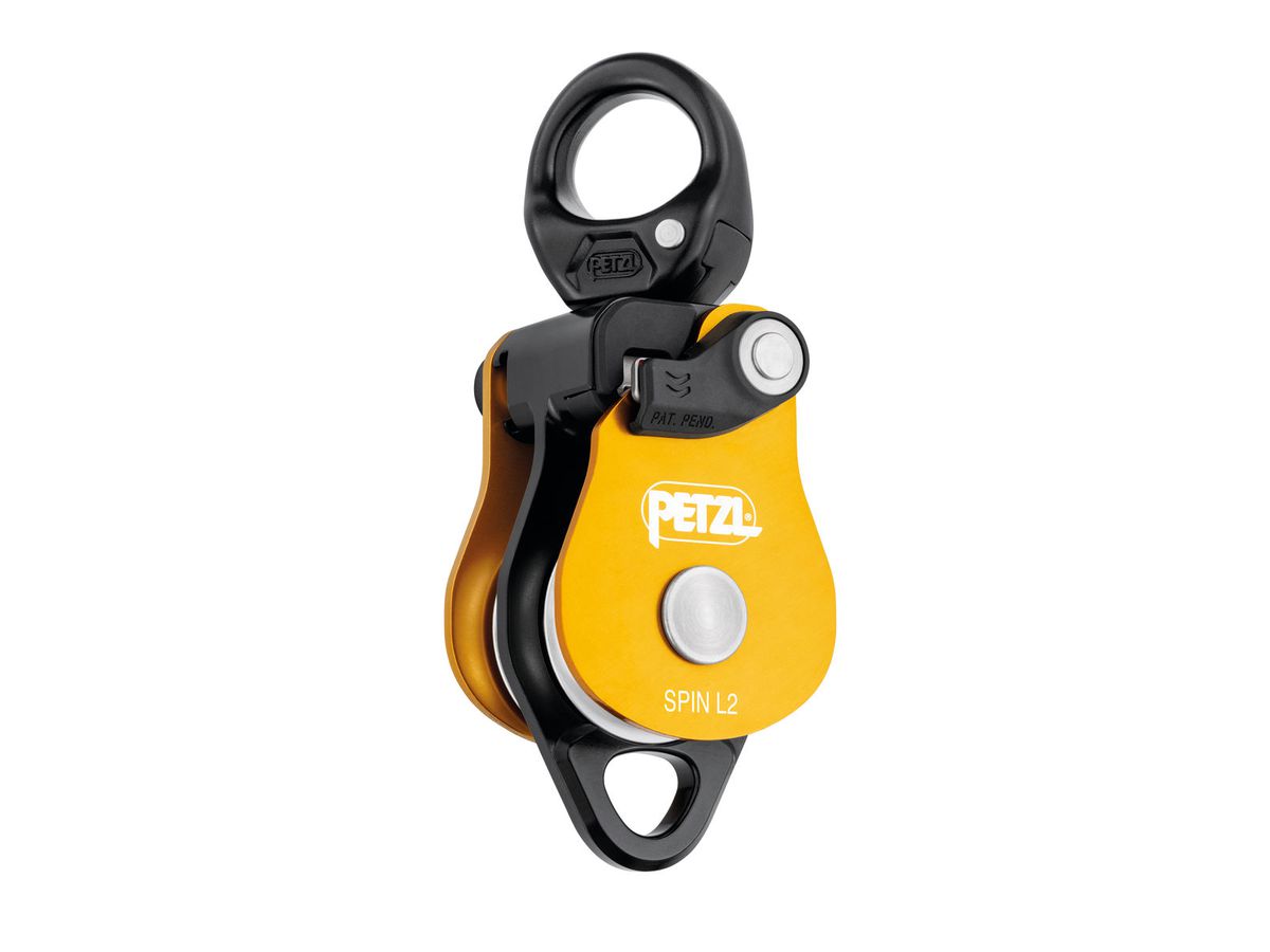 PETZL Umlenkrolle SPIN L2, gelb