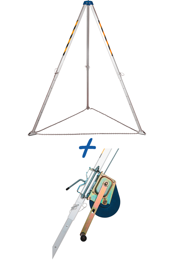 Set - Materialdreibein MDB mit Winde