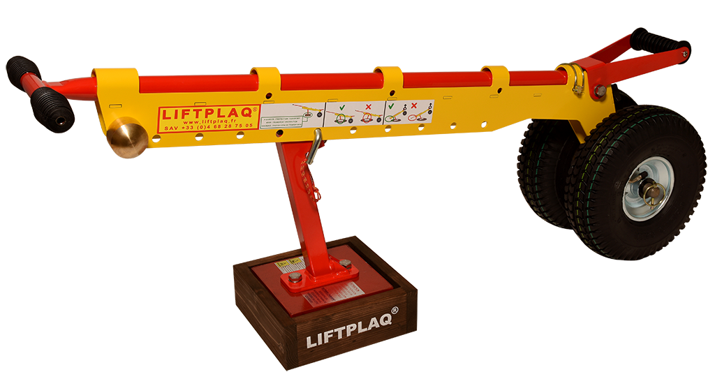 Schachtdeckelheber LIFTPLAQ®, Rad 260 mm