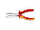 KNIPEX Flachrundzange VDE mit Schneide (Storchschnabelzange), 200mm