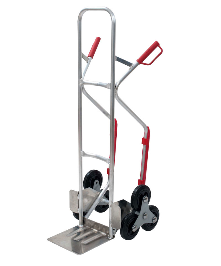 Treppensteiger Aluminium, 250 kg, Vollgummibereifung