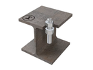 Einbauhülse für ABS-Lock-I, zum Kontern in Stahl, 100 mm