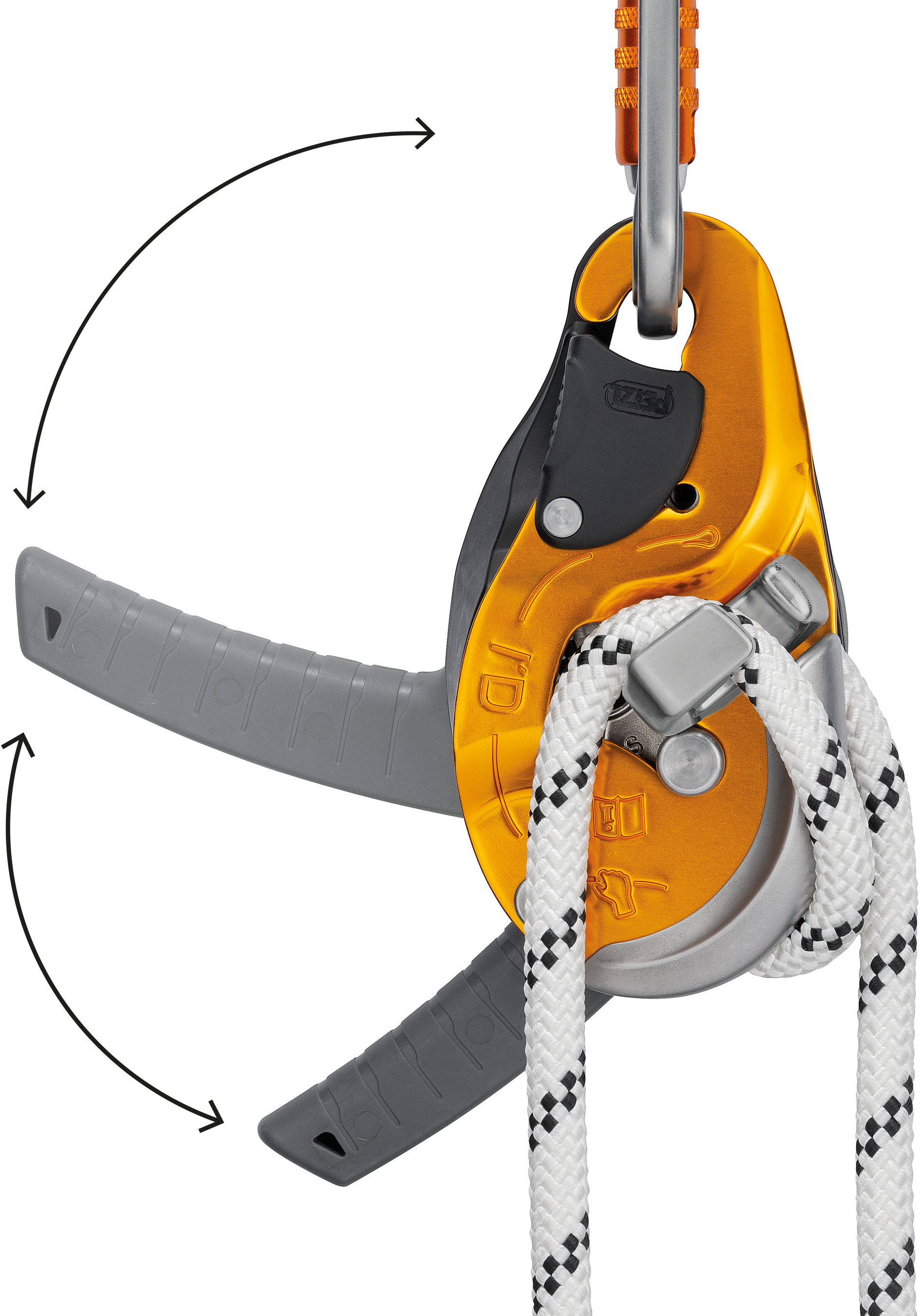 PETZL Selbstbremsendes Abseilgerät I'D® EVAC