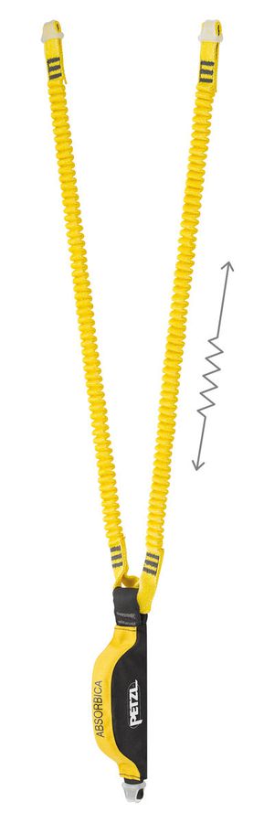 PETZL Verbindungsmittel mit Falldämpfer ABSORBICA-Y FLEX, 150 cm