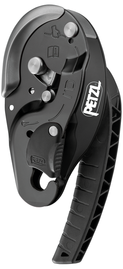 PETZL Selbstbremsendes Abseilgerät I'D® L, schwarz
