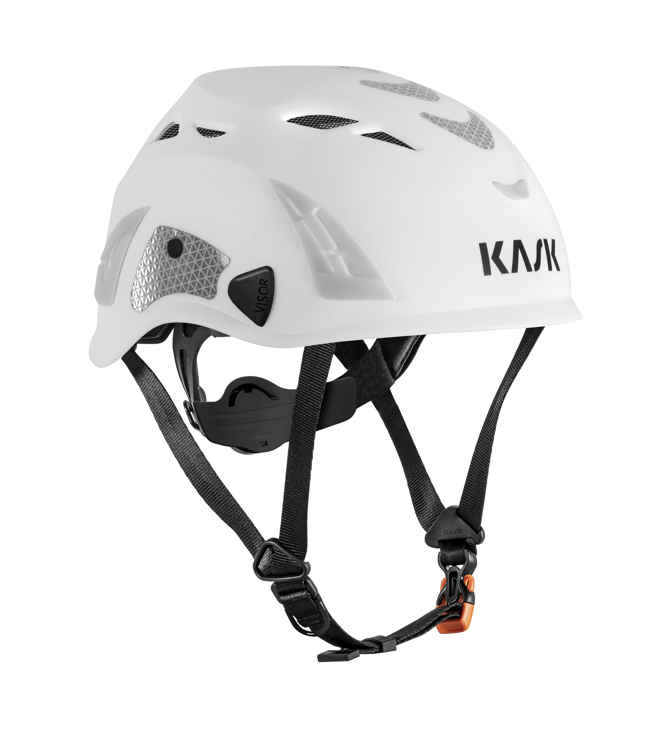 KASK Schutzhelm Superplasma AQ HI VIZ Weiss fluoreszierend
