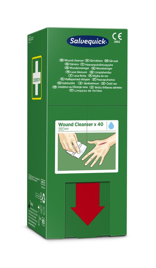 Cederroth Salvequick Wundreiniger, 40 Stk.