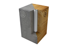 Einbauhülse für ABS-Lock-I, zum Einschrauben in Holz, 100 mm