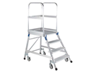 ZARGES Podesttreppe eins. begehbar, LM-Stufen POF-ST-Z600-192