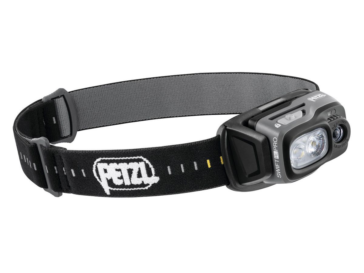 PETZL Stirnlampe SWIFT RL PRO, 900 Lumen, schwarz