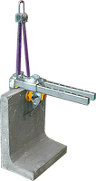 Blockzange Tragfähigkeit 500 kg Spannbereich 10-500 mm