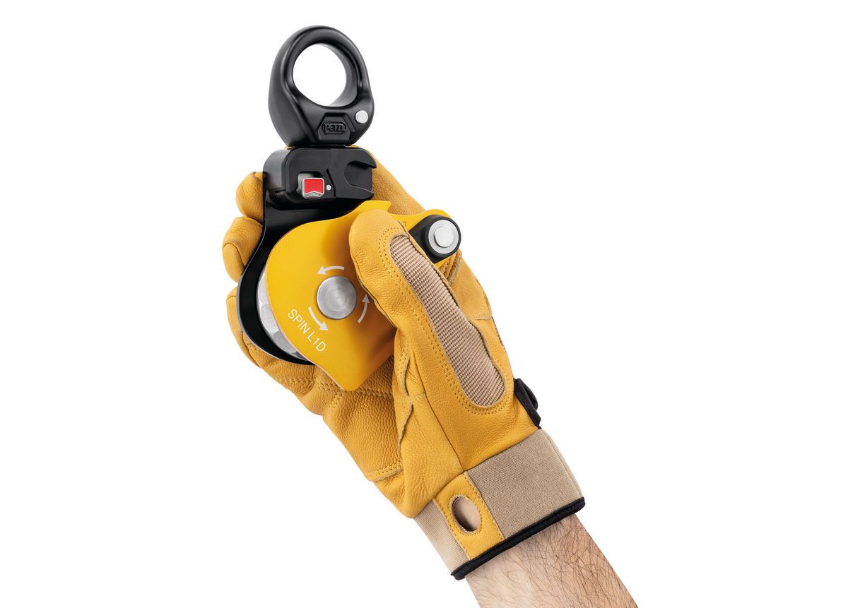 PETZL Umlenkrolle SPIN L1D, gelb