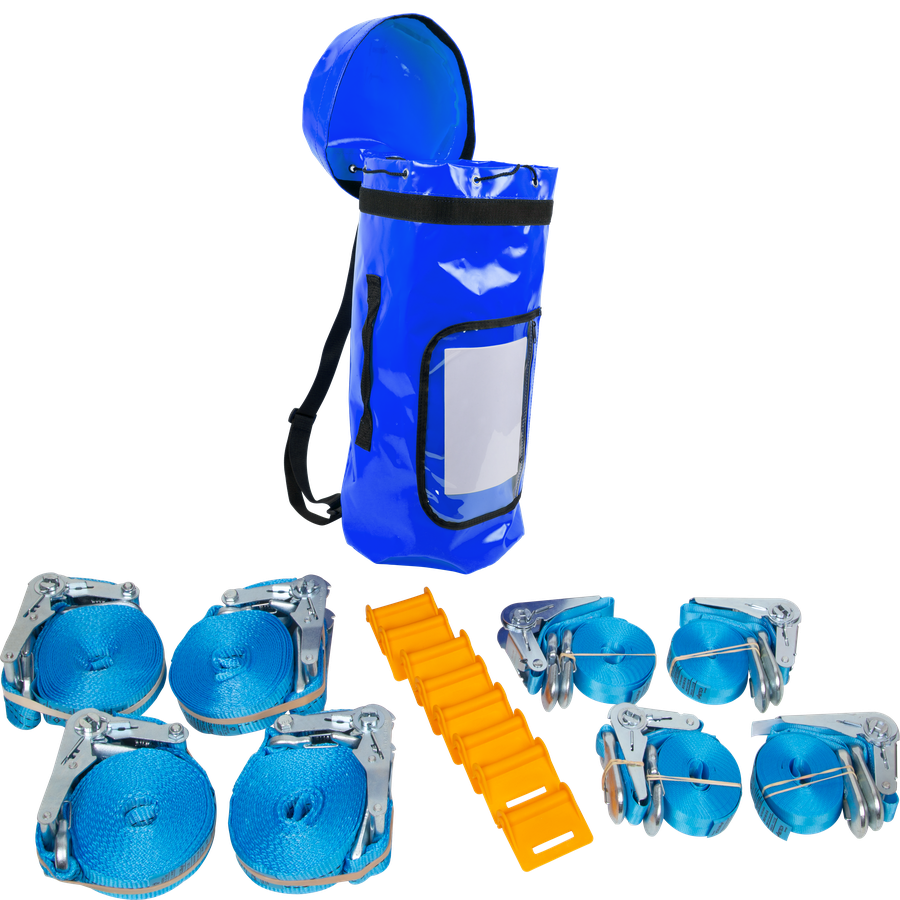 Zurrgurten-Set Mini, 17-teilig