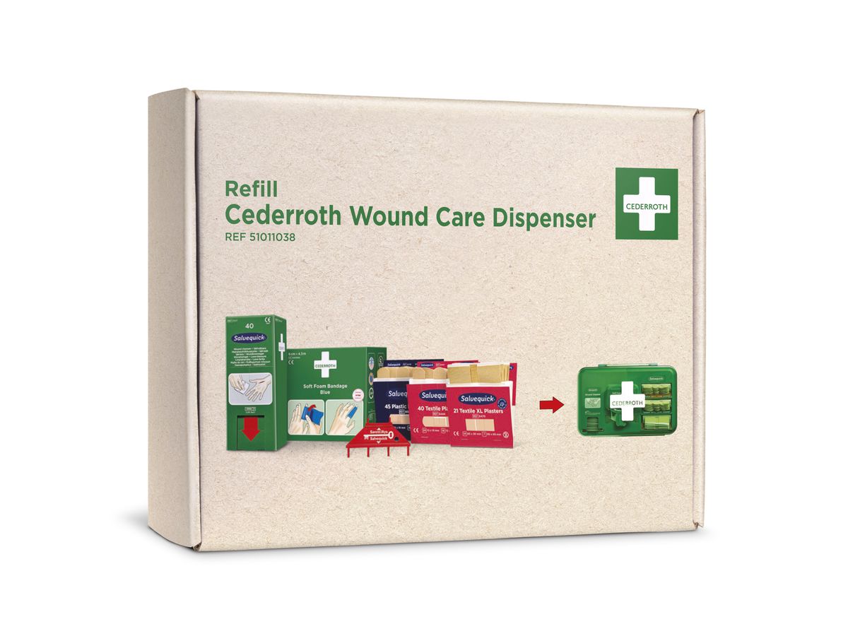 Cederroth Nachfüllpaket zu Wound Care Dispenser
