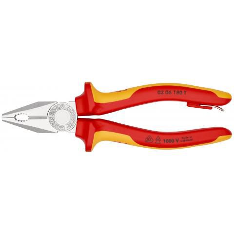 KNIPEX Kombizange VDE isoliert, 180 mm