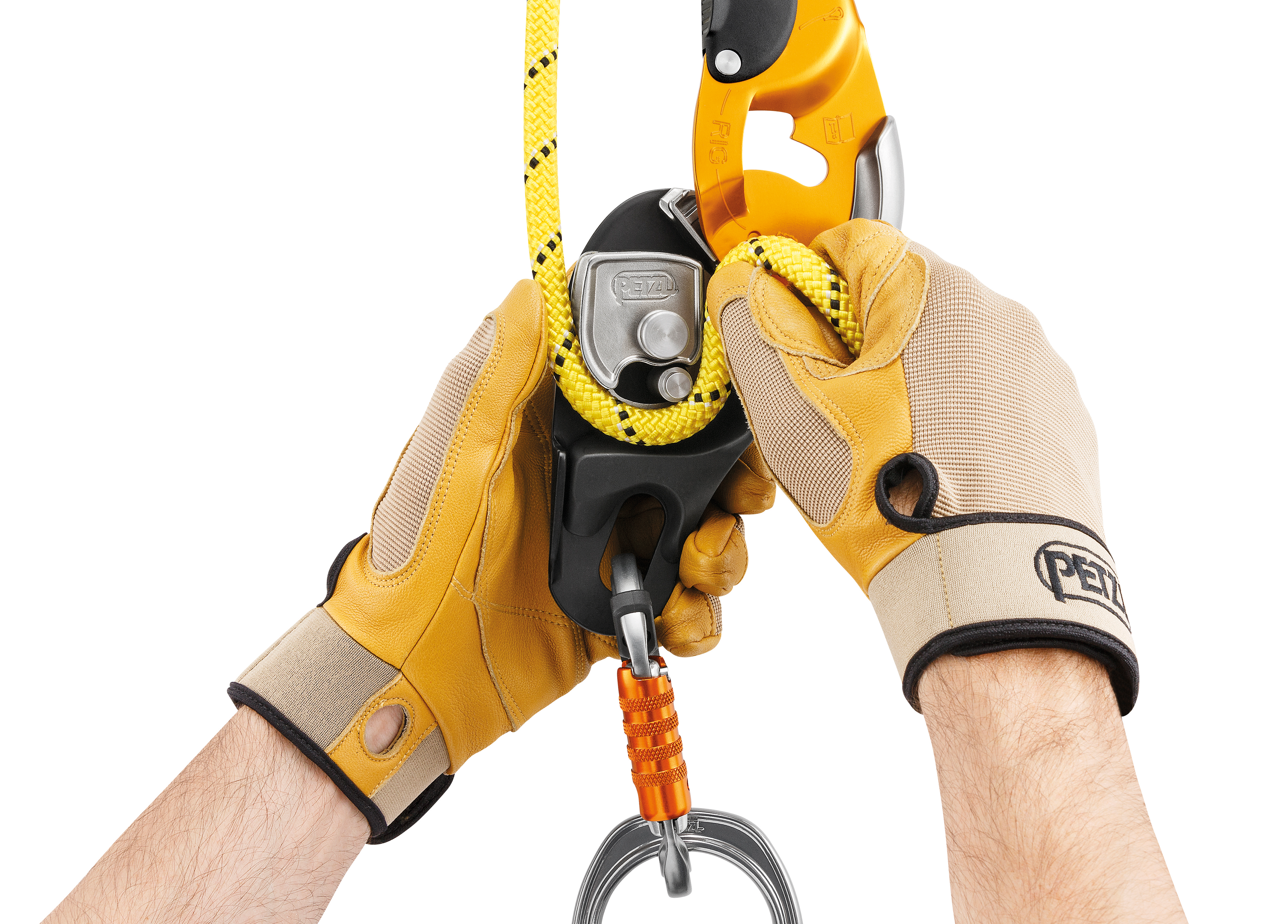 PETZL Selbstbremsendes Abseilgerät RIG