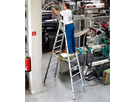 Bockleiter Coni B 4580 mit Sprossen, Arbeitshöhe 5.65 m
