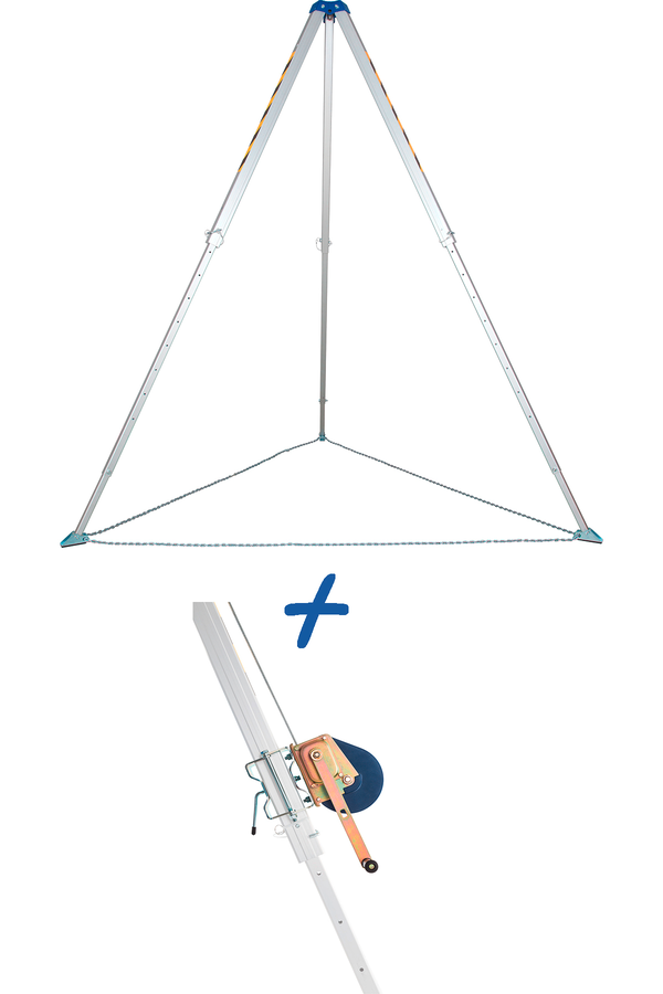 Set - Materialdreibein MDB mit Winde