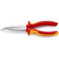 KNIPEX Flachrundzange VDE mit Schneide (Storchschnabelzange), 200mm
